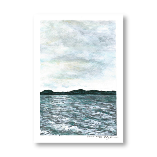 'Torch Lake' print